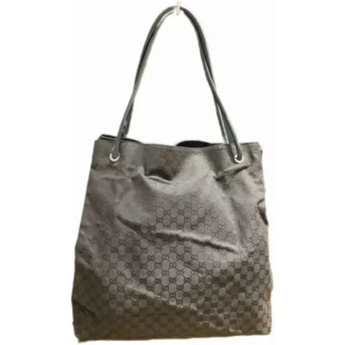 Pre-owned Tote Bags, female, , Size: ONE SIZE Pre-owned Canvas gucci-bags - Gucci Vintage - Modalova