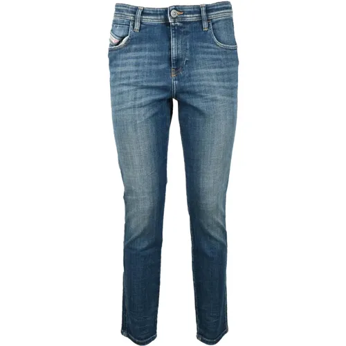 Baumwollmischung Stretch Jeans , Damen, Größe: W26 - Diesel - Modalova