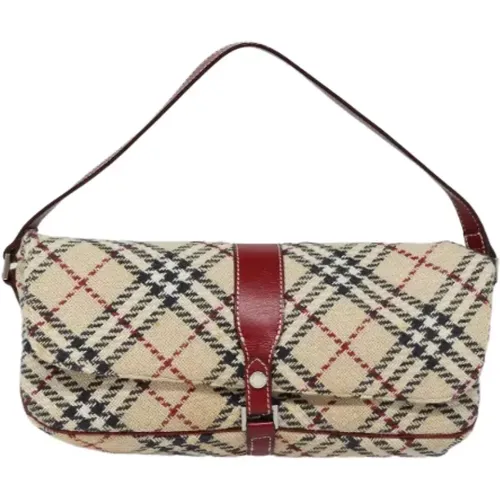 Pre-owned Wool handbags , female, Sizes: ONE SIZE - Burberry Vintage - Modalova