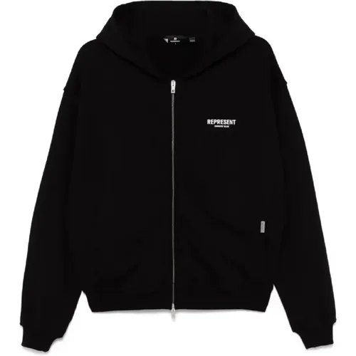 Zip-throughs, male, , Size: 2XL Zip Hoodie Sweatshirt - Represent - Modalova
