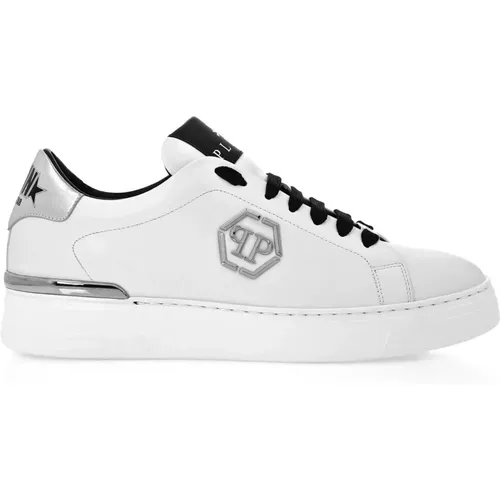 Sneakers, male, , Size: 9 US Hexagon Low-Top Sneakers - Philipp Plein - Modalova