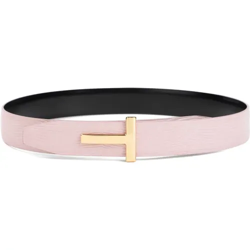 Belts, female, , Size: 70 CM Pastel Leather Belt - Tom Ford - Modalova