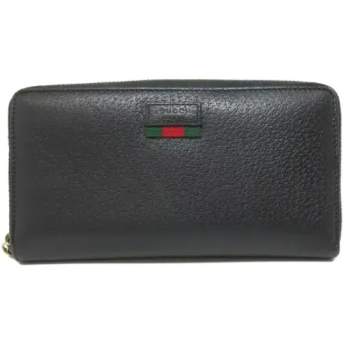 Pre-owned Wallets, female, , Size: ONE SIZE Pre-owned Leather wallets - Gucci Vintage - Modalova