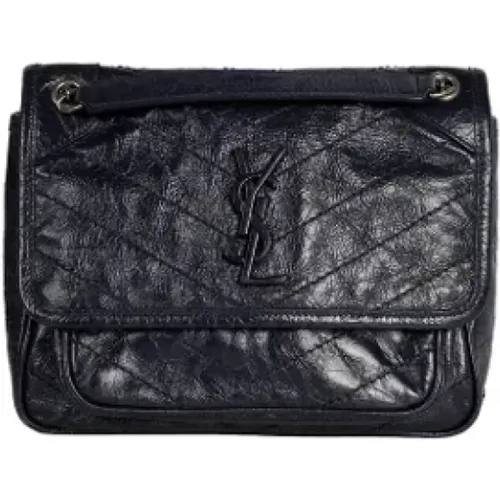 Pre-owned Cross Body Bags, female, , Size: ONE SIZE Pre-owned Leather shoulder-bags - Yves Saint Laurent Vintage - Modalova