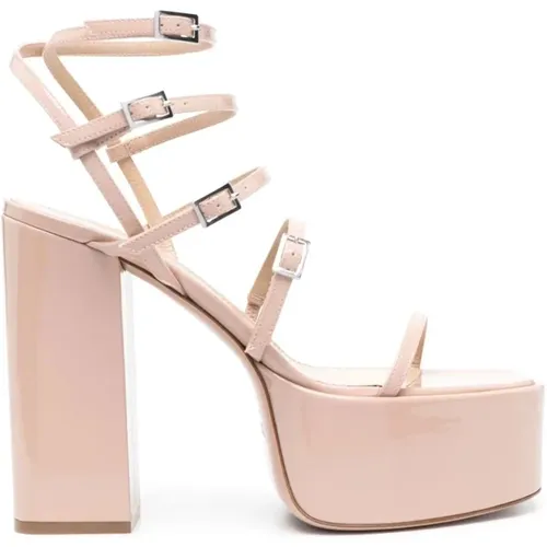 Jessica platform sandal , female, Sizes: 4 1/2 UK, 4 UK, 7 UK, 8 UK, 6 UK, 5 1/2 UK - Paris Texas - Modalova