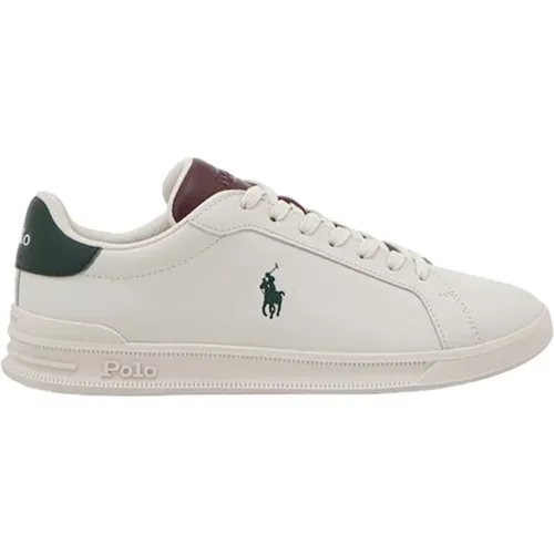 Sneakers, male, , Size: 10 US Sporty Leather Sneakers - Polo Ralph Lauren - Modalova