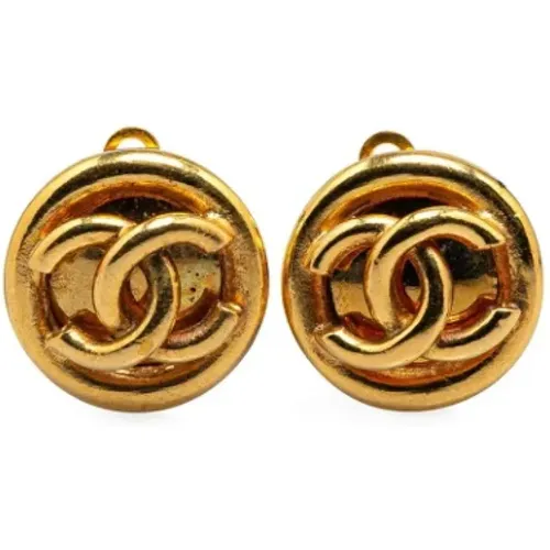 Pre-owned Jewellery, female, , Size: ONE SIZE Pre-owned Gold chanel-jewelry - Chanel Vintage - Modalova