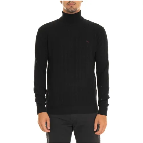 Turtlenecks, male, , Size: XL Stylish Knit Sweater for Men - Harmont & Blaine - Modalova