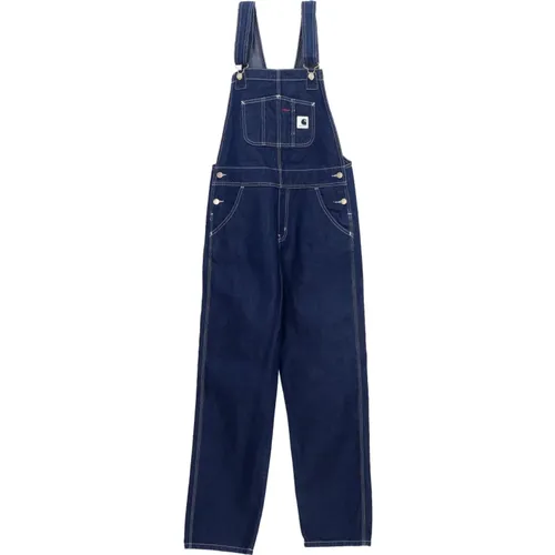 Denim Workwear Dungarees Overall , female, Sizes: M - Carhartt WIP - Modalova