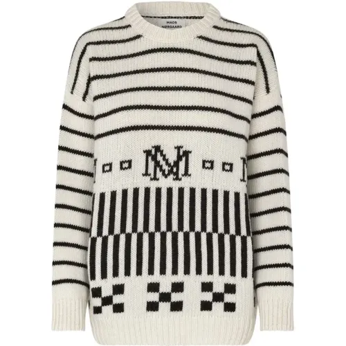 Black/Winter Lefty Sweater , female, Sizes: S, M - Mads Nørgaard - Modalova