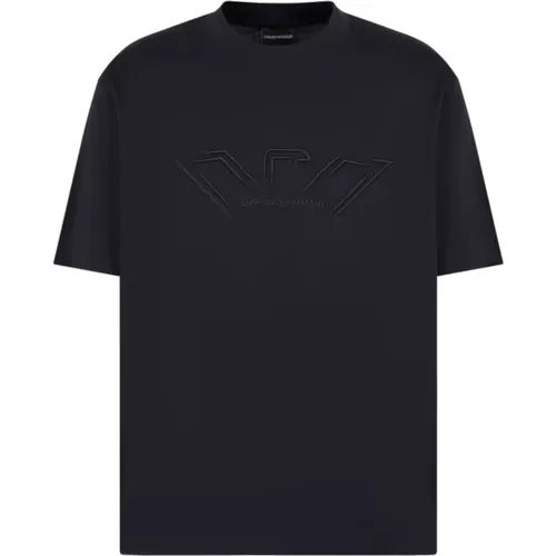 T-Shirts, male, , Size: XL Short Sleeve T-Shirt 6D1Tq71Jocz0988 - Emporio Armani - Modalova