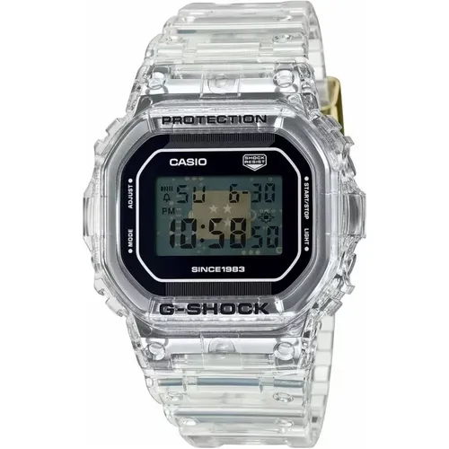 Watches, unisex, , Size: ONE SIZE Digital Quartz Watch with Resin Bracelet - Casio - Modalova