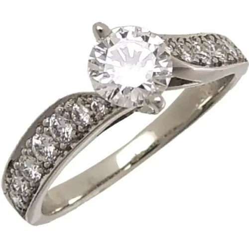 Pre-owned Jewellery, female, , Size: ONE SIZE Pre-owned Platinum rings - Van Cleef & Arpels Pre-owned - Modalova