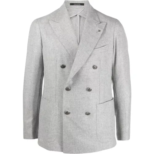 Jackets Grey , male, Sizes: 2XL - Tagliatore - Modalova