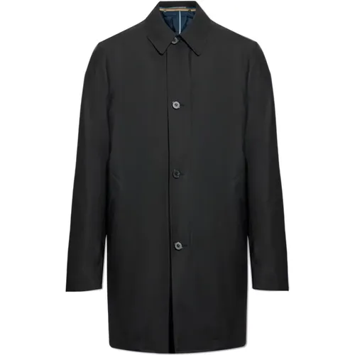 Single-Breasted Coats, male, , Size: L Wool coat - Paul Smith - Modalova