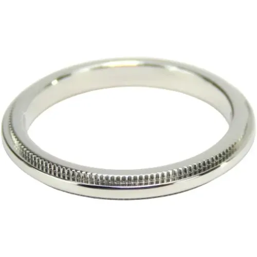 Pre-owned Jewellery, female, , Size: ONE SIZE Pre-owned Platinum rings - Tiffany & Co. Pre-owned - Modalova