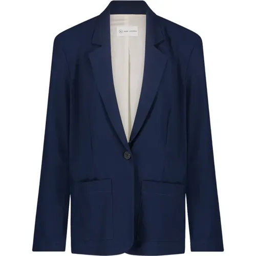 Indigo Technischer Jersey Blazer - Jane Lushka - Modalova