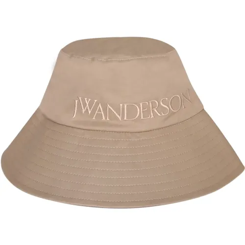 Verstellbarer Bucket Hat mit tonalem Logo , Damen, Größe: M - JW Anderson - Modalova