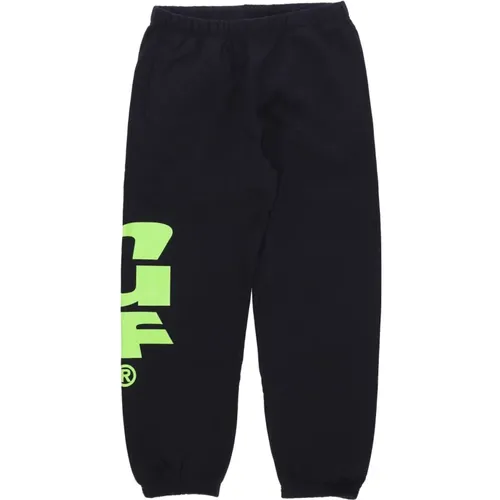 Sweatpants, male, , Size: S Fleece Sweatpants Elastic Waist - HUF - Modalova