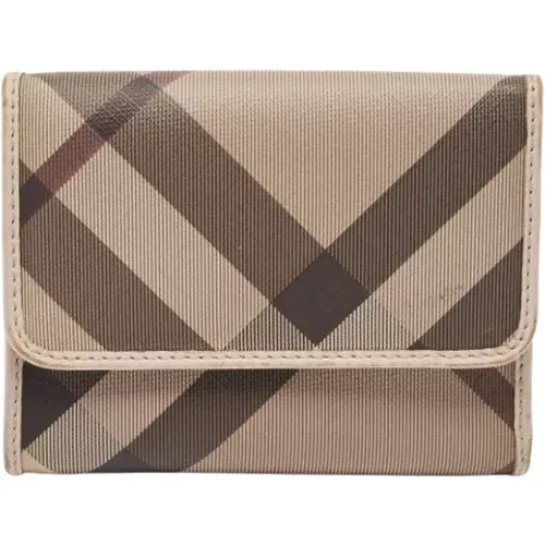 Pre-owned Wallets, female, , Size: ONE SIZE Pre-owned Leather wallets - Burberry Vintage - Modalova