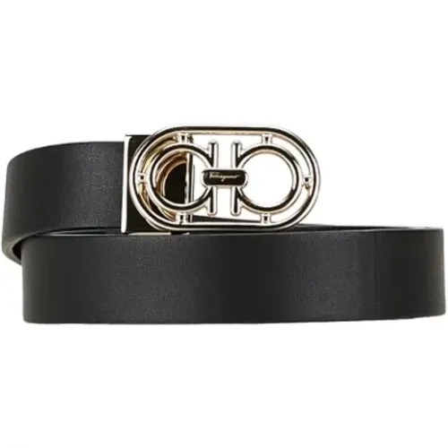 Pre-owned Belts, male, , Size: ONE SIZE Pre-owned Leather belts - Salvatore Ferragamo Pre-owned - Modalova