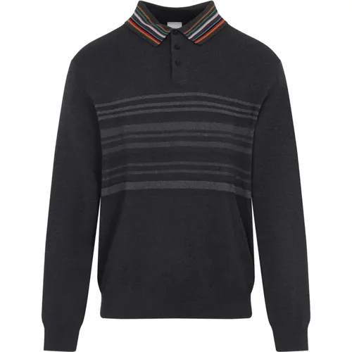 Round-neck Knitwear, male, , Size: M LS Polo - Paul Smith - Modalova