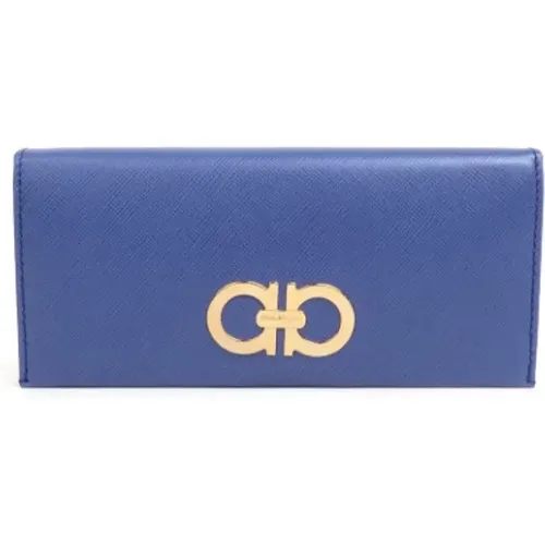 Pre-owned Wallets, female, , Size: ONE SIZE Pre-owned Leather wallets - Salvatore Ferragamo Pre-owned - Modalova