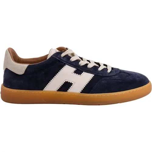 Suede Sneakers Lace-up Rubber Sole , male, Sizes: 9 UK, 11 UK, 7 UK, 8 1/2 UK, 8 UK, 7 1/2 UK, 10 UK, 6 UK, 9 1/2 UK - Hogan - Modalova