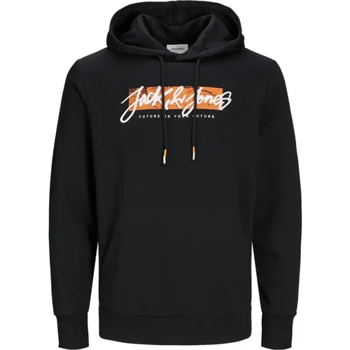 Komfort Hoodie LEY , Herren, Größe: M - jack & jones - Modalova