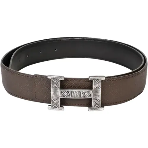 Pre-owned Belts, female, , Size: ONE SIZE Pre-owned Leather belts - Hermès Vintage - Modalova