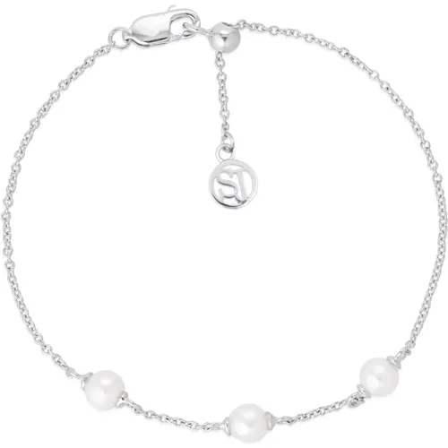 Silbernes Perlenarmband , Damen, Größe: ONE Size - Sif Jakobs Jewellery - Modalova