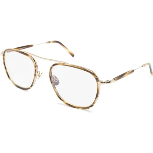 Glasses, unisex, , Size: 50 MM Fanagle OPT Bamboo Gold Optical Frame - Moscot - Modalova