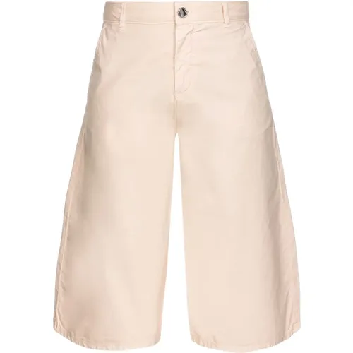 High-Waist Bermuda Shorts , Damen, Größe: M - pinko - Modalova