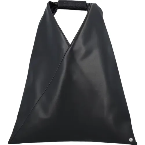 Triangular Handbag with Top Handle , female, Sizes: ONE SIZE - MM6 Maison Margiela - Modalova