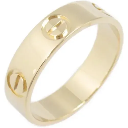 Pre-owned Jewellery, female, , Size: ONE SIZE Pre-owned Gold rings - Cartier Vintage - Modalova