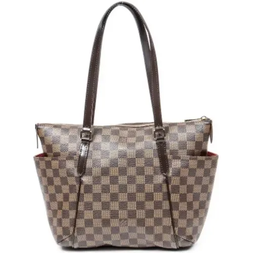 Pre-owned Tote Bags, female, , Size: ONE SIZE Pre-owned Coated canvas shoulder-bags - Louis Vuitton Vintage - Modalova