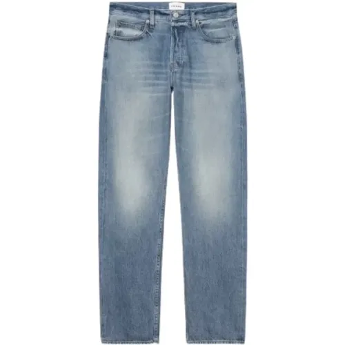 Straight Jeans, male, , Size: W34 The Straight Jean in Raywood Clean - Frame - Modalova