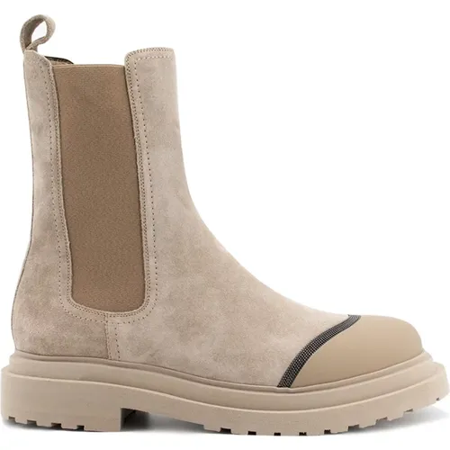 Boots , female, Sizes: 6 1/2 UK, 7 UK - BRUNELLO CUCINELLI - Modalova