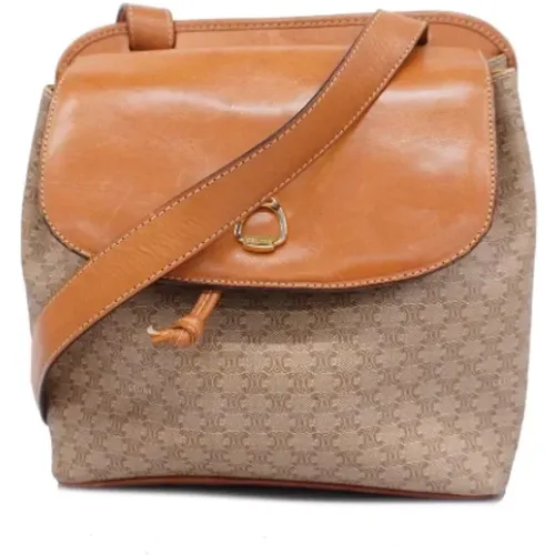 Pre-owned Cross Body Bags, female, , Size: ONE SIZE Pre-owned Canvas celine-bags - Celine Vintage - Modalova