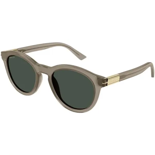 Green Sunglasses Gg1501S 004 , female, Sizes: 52 MM - Gucci - Modalova