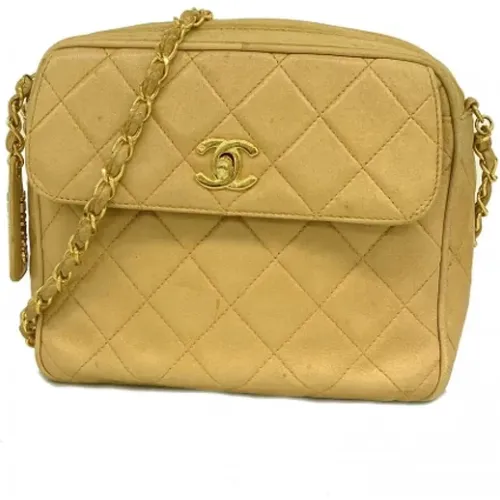 Pre-owned Leather chanel-bags , female, Sizes: ONE SIZE - Chanel Vintage - Modalova