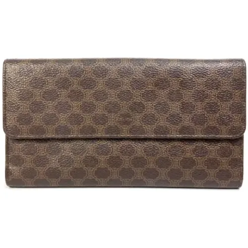 Pre-owned Wallets, female, , Size: ONE SIZE Pre-owned Leather wallets - Celine Vintage - Modalova