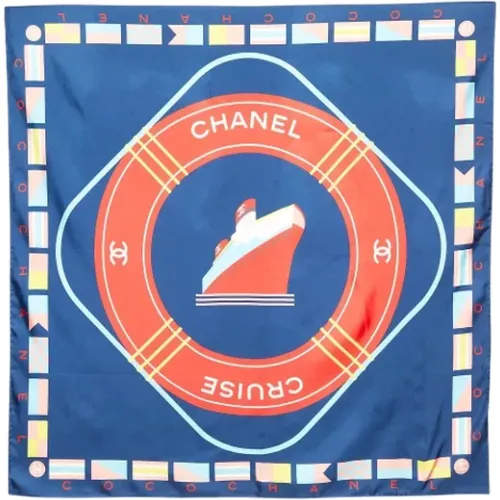 Pre-owned Scarves, female, , Size: ONE SIZE Pre-owned Silk scarves - Chanel Vintage - Modalova