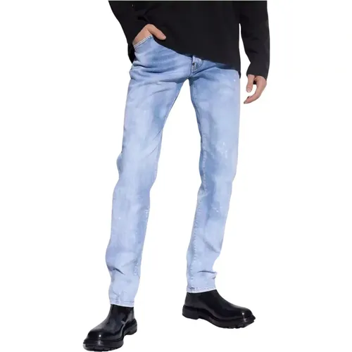 Mens Cool Guy Paint Splatter Jeans , male, Sizes: M, XL, S - Dsquared2 - Modalova