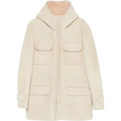 Light Jackets, male, , Size: XL Classic Hooded Jacket Front Zip - Dondup - Modalova