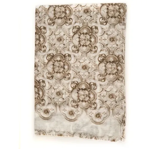 Pashmina scarf , male, Sizes: ONE SIZE - Canali - Modalova