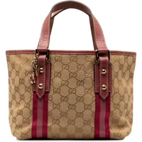 Pre-owned Tote Bags, female, , Size: ONE SIZE Pre-owned Leather totes - Gucci Vintage - Modalova