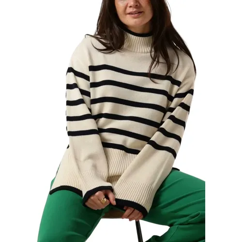 Leonie Turtleneck Strickpullover , Damen, Größe: L - Minus - Modalova