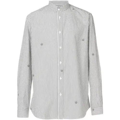 Grey Saly Stripe Shirt, Long Sleeve Striped Shirt , male, Sizes: L - Zadig & Voltaire - Modalova