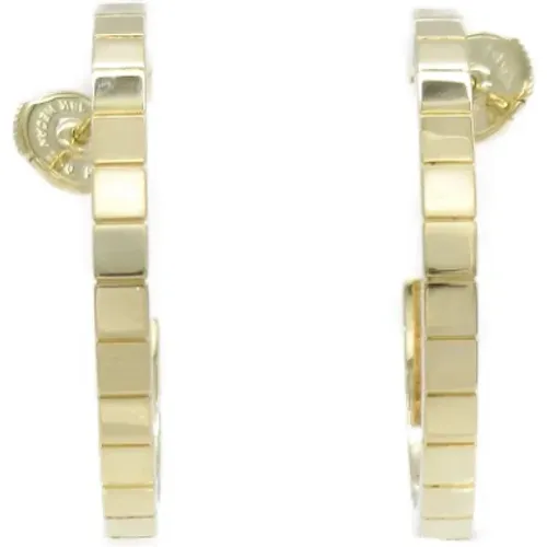 Pre-owned Gold earrings , female, Sizes: ONE SIZE - Cartier Vintage - Modalova
